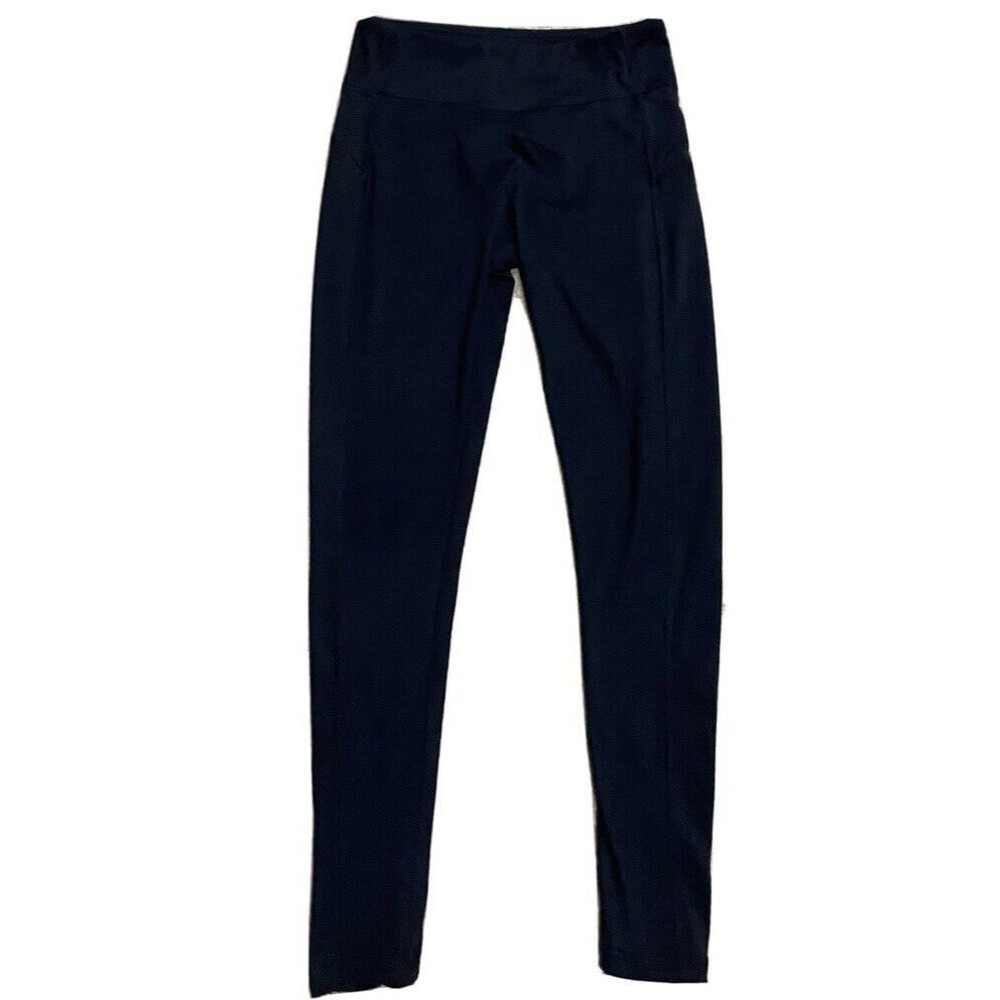 Balance Collection Leggings Athletic Stretch Pants Pilates Womens Black Cutout S